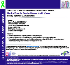 STD Lunch and Learn: Medical Care for Gender Diverse Youth: Cases